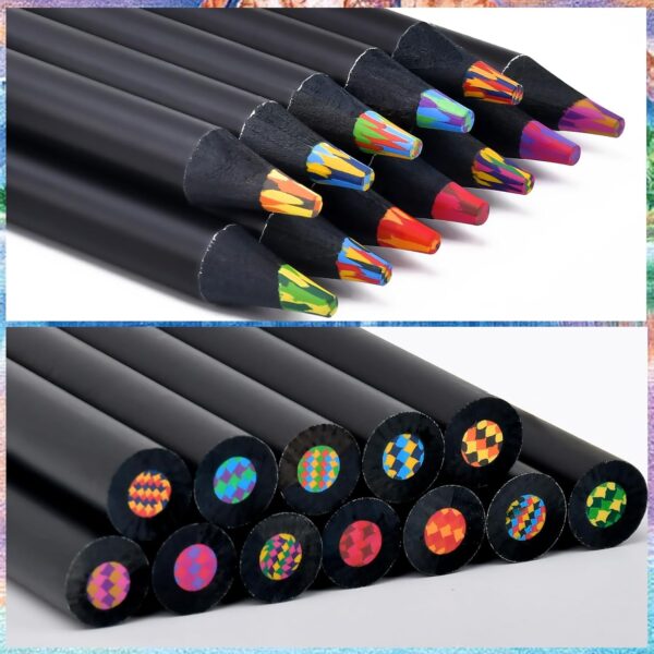 Rainbow Pencils for Kids & Teens, Valentines Gifts, Easter Basket Stuffers - Image 7