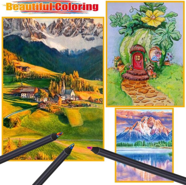 Rainbow Pencils for Kids & Teens, Valentines Gifts, Easter Basket Stuffers - Image 5