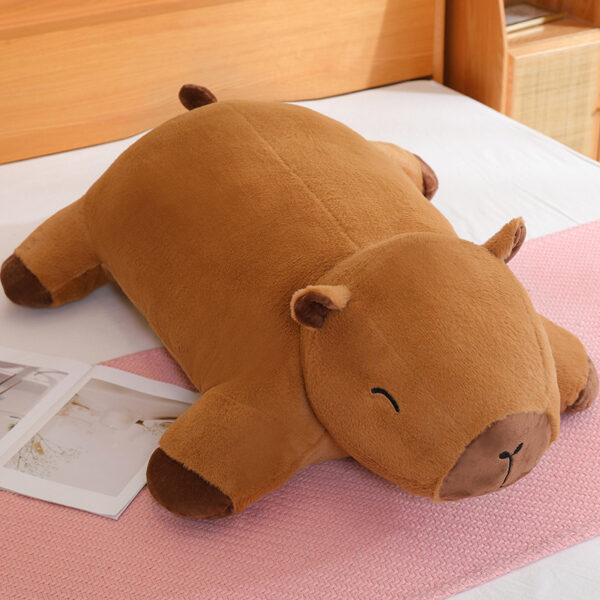 Giant Kawaii Capybara Plush Doll Floor Mat for Home Decor Gift for Boys & Girls - Image 2