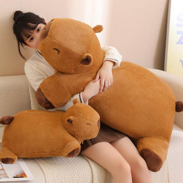 Giant Kawaii Capybara Plush Doll Floor Mat for Home Decor Gift for Boys & Girls - Image 4