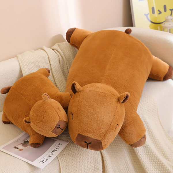 Giant Kawaii Capybara Plush Doll Floor Mat for Home Decor Gift for Boys & Girls - Image 7