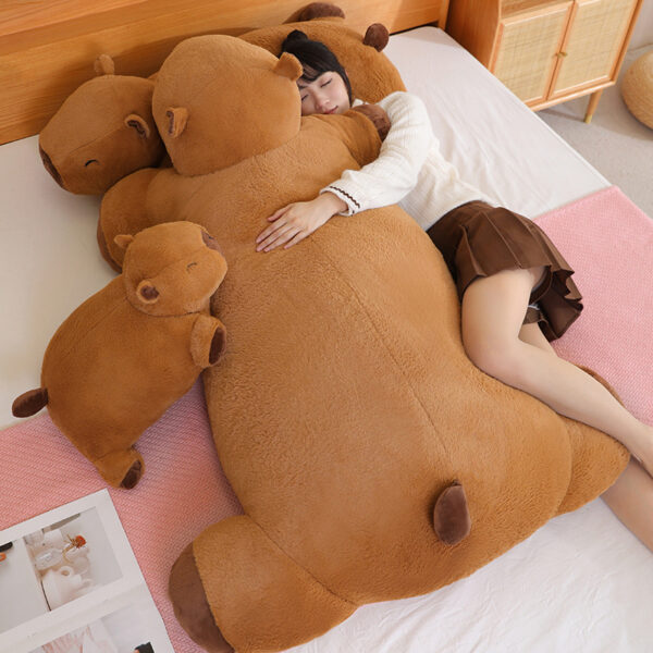 Giant Kawaii Capybara Plush Doll Floor Mat for Home Decor Gift for Boys & Girls - Image 8