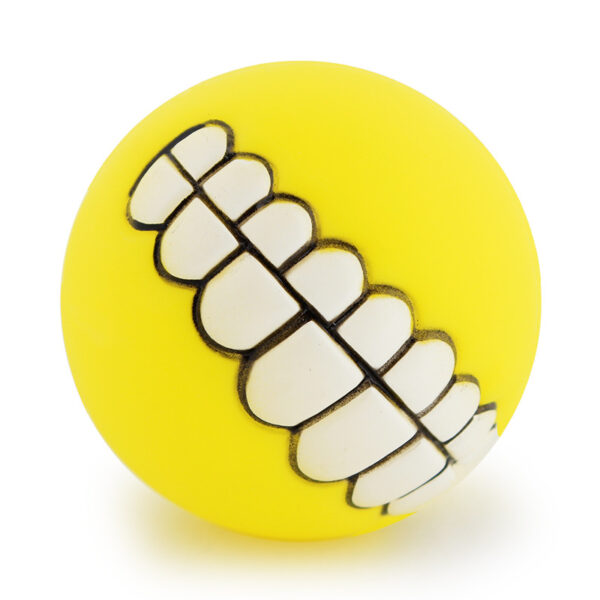 Funny Teeth Dog Chew Ball – Interactive Squeaky Toy for Pets - Image 12