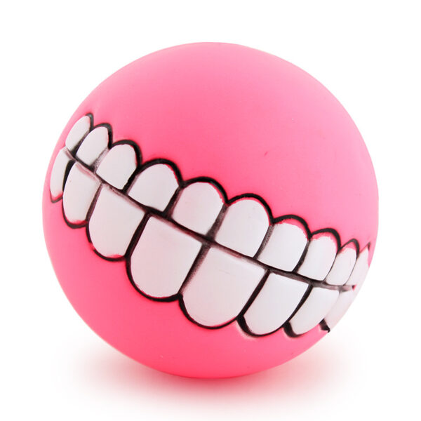 Funny Teeth Dog Chew Ball – Interactive Squeaky Toy for Pets - Image 8
