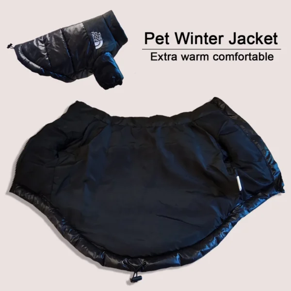 Large Winter Dog Clothes Warm Windproof Jacket for Small Medium Large Pets - Image 3