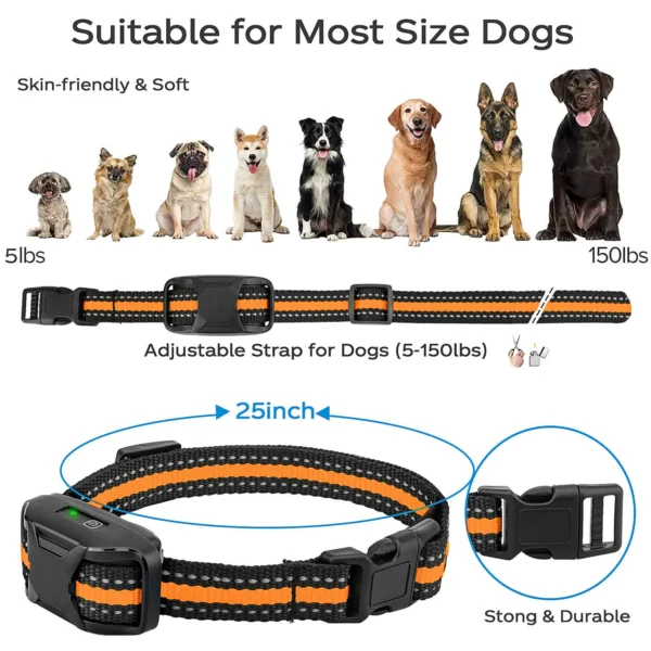 3300Ft Waterproof Electric Dog Training Collar with Remote for 5-120lbs Dogs - Image 4