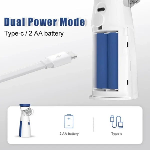 Portable Nebulizer Silent Mesh Handheld Inhaler for Kids & Adults - Image 5