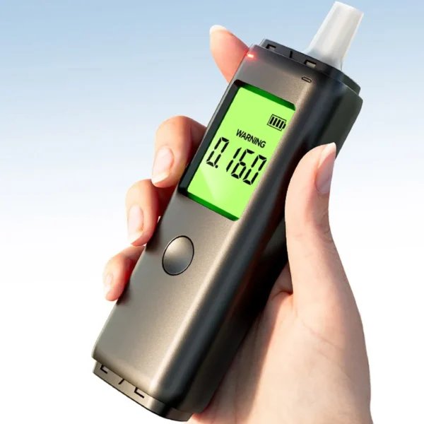 Rechargeable Digital Breathalyzer | Portable Alcohol Tester with High Accuracy - Image 2