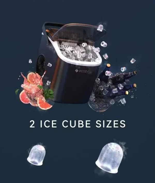 Portable Countertop Ice Maker, 9 Cubes in 6 Minutes, Self-Cleaning - Image 3