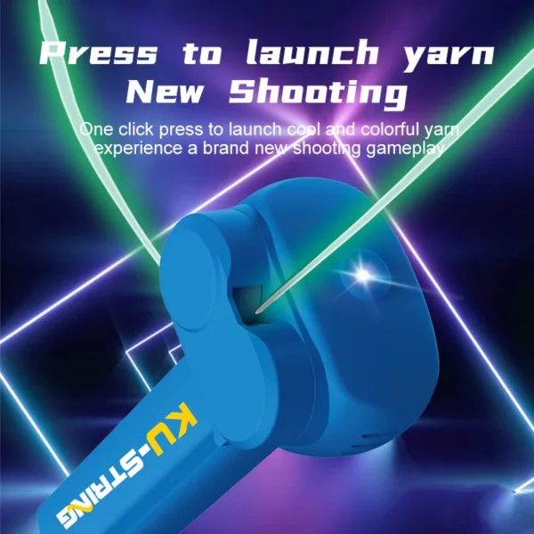 Electric Luminous String Launcher Toy - Glow in The Dark Stress Relief for Kids - Image 4