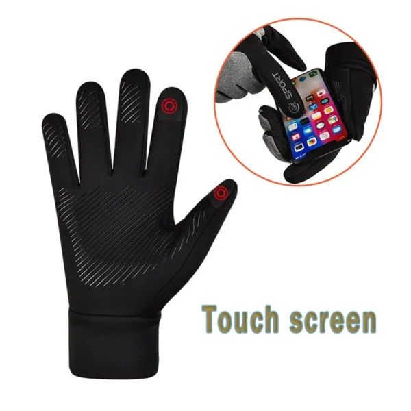 Winter Thermal Touch Screen Gloves Waterproof Windproof Heated Gloves - Image 5