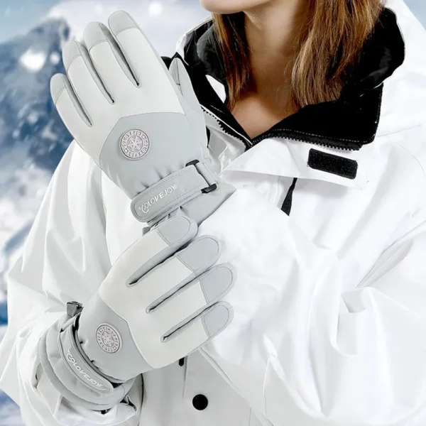 Waterproof Winter Skiing Gloves with Touch Screen for Men & Women - Image 2