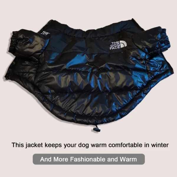Large Winter Dog Clothes Warm Windproof Jacket for Small Medium Large Pets - Image 4