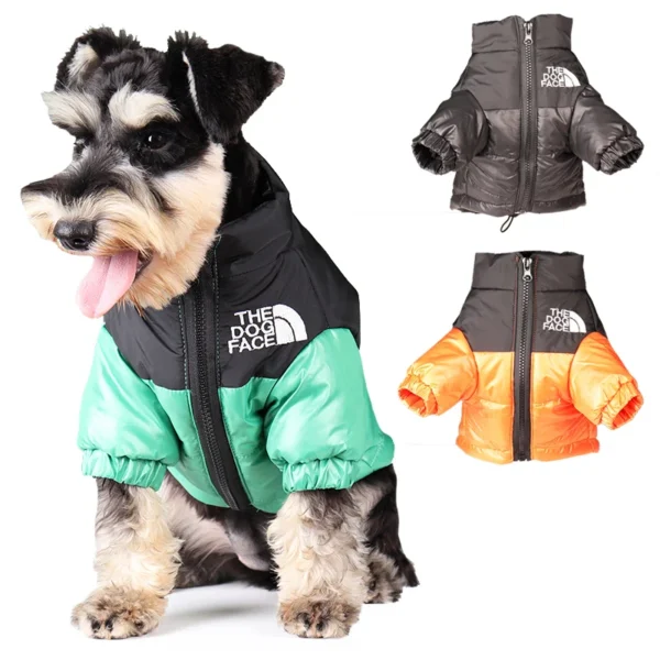 Large Winter Dog Clothes Warm Windproof Jacket for Small Medium Large Pets