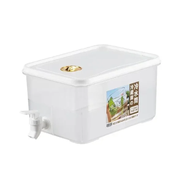 5L Cold Water Bucket with Faucet Refrigerator Jug Dispenser Water Kettle Summer Fruit Juice Drink Container Fridge Pots Pitcher - Image 2