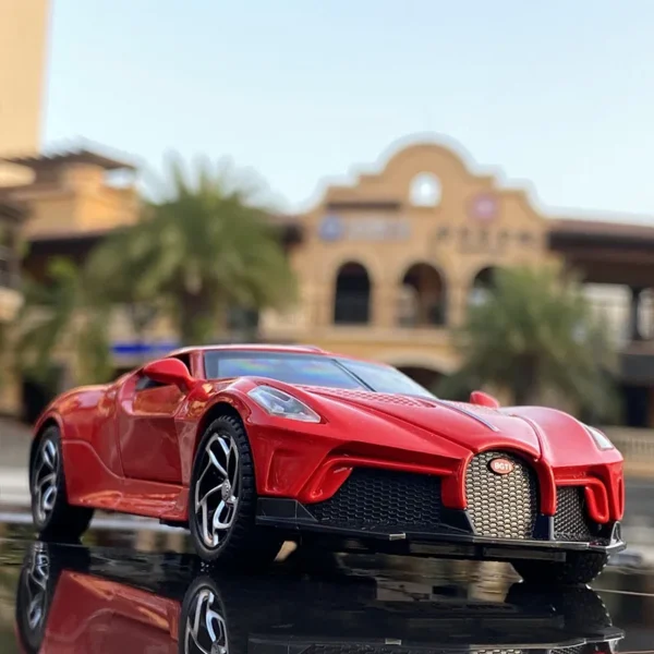1:32 Bugatti La Voiture Noire Diecast Alloy Sports Car Model – High Simulation Collectible Toy - Image 3