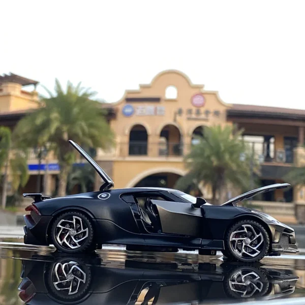 1:32 Bugatti La Voiture Noire Diecast Alloy Sports Car Model – High Simulation Collectible Toy - Image 4