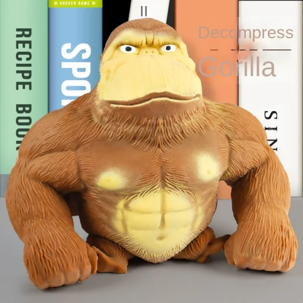 14cm Antistress Orangutan Fidget Toys Squishy Elastic Monkey Funny Decompression Gorilla Stress Relief Games Toy for Adults Kids - Image 2