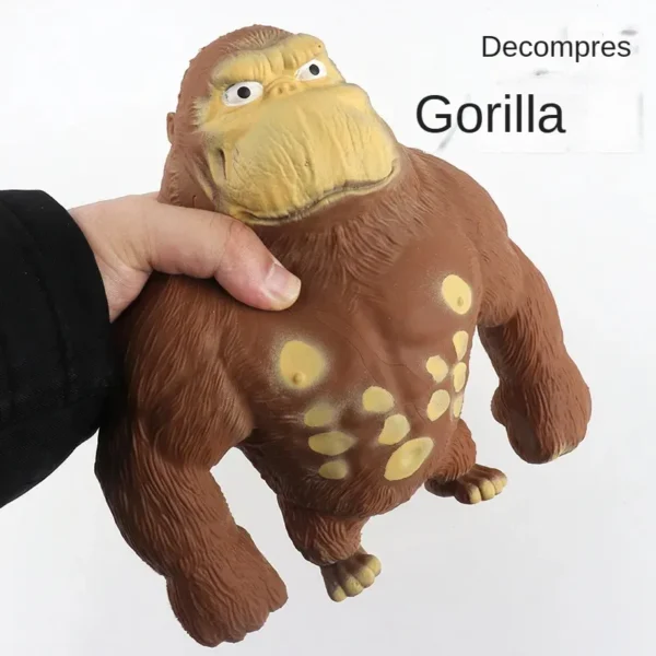 14cm Antistress Orangutan Fidget Toys Squishy Elastic Monkey Funny Decompression Gorilla Stress Relief Games Toy for Adults Kids - Image 3