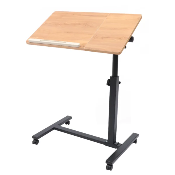 Adjustable Laptop Desk 360° Rotating Tabletop Mobile Stand Home Office Tray Standing Rolling Study Table Computer Workstation - Image 6